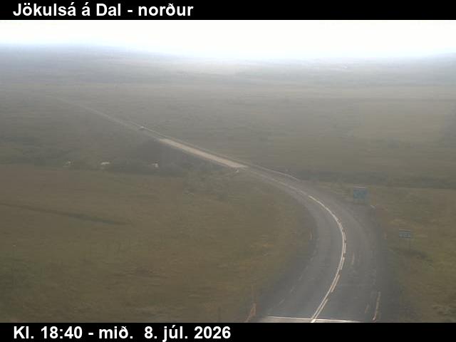 Snapshot from Jökulsá á Dal — Jökulsá á Dal til norðurs
