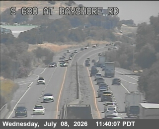 Snapshot from TV802 -- I-680 : AT BAYSHORE RD