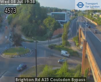 Snapshot from Brighton Rd A23 Coulsdon Bypass