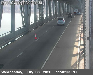 Snapshot from TVR29 -- I-580 : Lower Deck Pier 34
