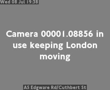 Snapshot from A5 Edgware Rd/Cuthbert St