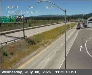 Snapshot from Hwy 80 at Truckee Scales