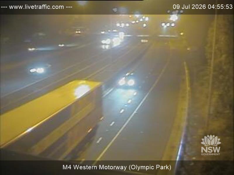 Snapshot from M4 Western Motorway (Olympic Park)