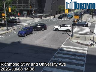 Snapshot from UNIVERSITY AVE / RICHMOND ST W