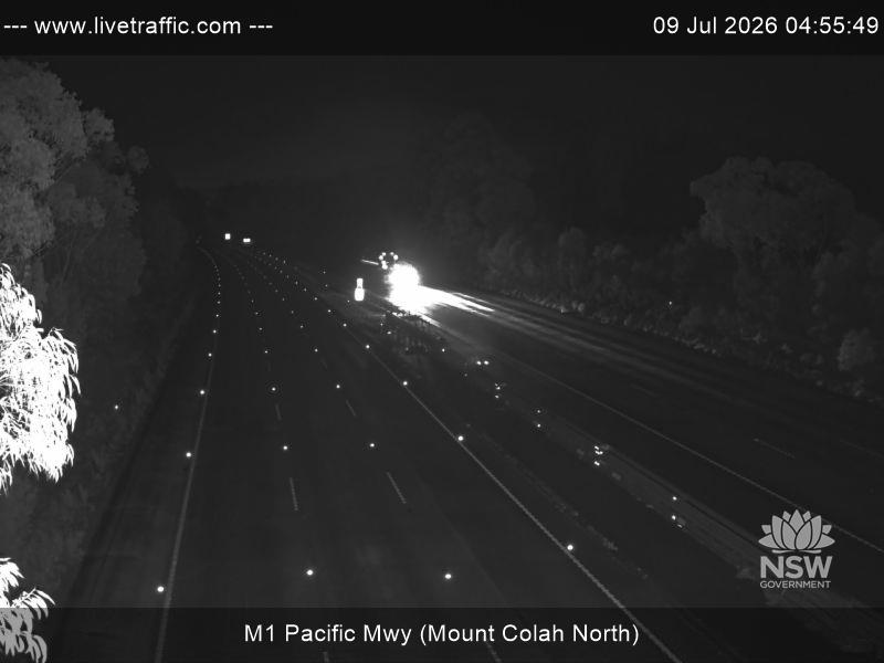 Snapshot from M1 Pacific Motorway (Mount Colah North)