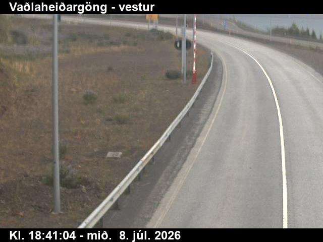 Snapshot from Vaðlaheiðargöng - vestur — Vaðlaheiði vestur til Eyjafjarðar