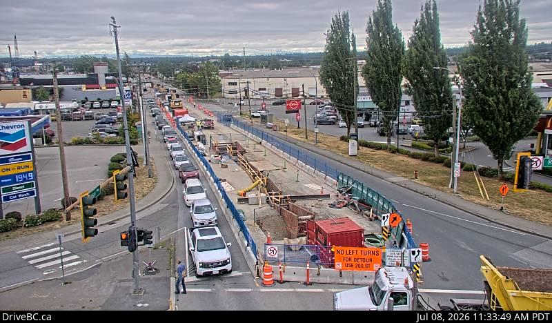 Snapshot from Hwy 10 at Fraser Highway - SE