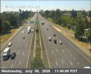 Snapshot from Hwy 5 at W El Camino