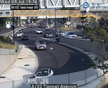 Snapshot from A102 Tunnel Avenue