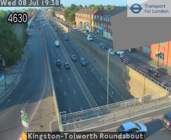 Snapshot from Kingston-Tolworth Roundabout