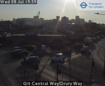 Snapshot from Grt Central Way/Drury Way