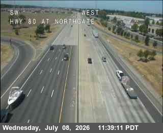 Snapshot from Hwy 80 at Northgate