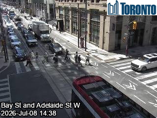 Snapshot from BAY ST / ADELAIDE ST W