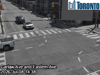 Snapshot from EASTERN AVE / CARLAW AVE