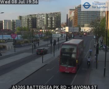 Snapshot from A3205 BATTERSEA PK RD - SAVONA ST
