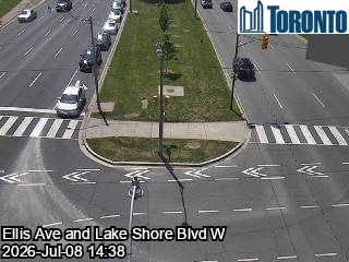 Snapshot from LAKE SHORE BLVD W / ELLIS AVE