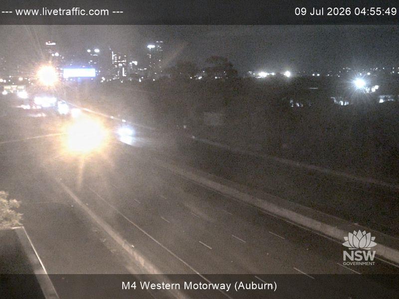 Snapshot from M4 Western Motorway (Auburn)