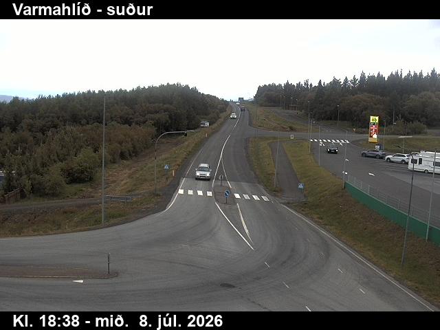 Snapshot from Varmahlíð — Varmahlíð séð í suður