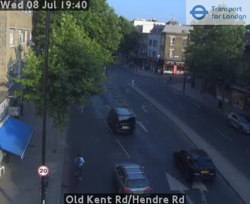 Snapshot from Old Kent Rd/Hendre Rd