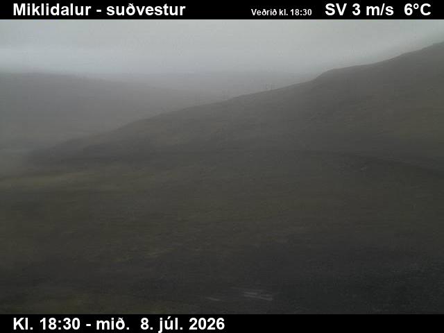 Snapshot from Miklidalur — Miklidalur séð í suðvestur