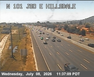 Snapshot from TV425 -- US-101 : Just South of East Hillsdale Blvd