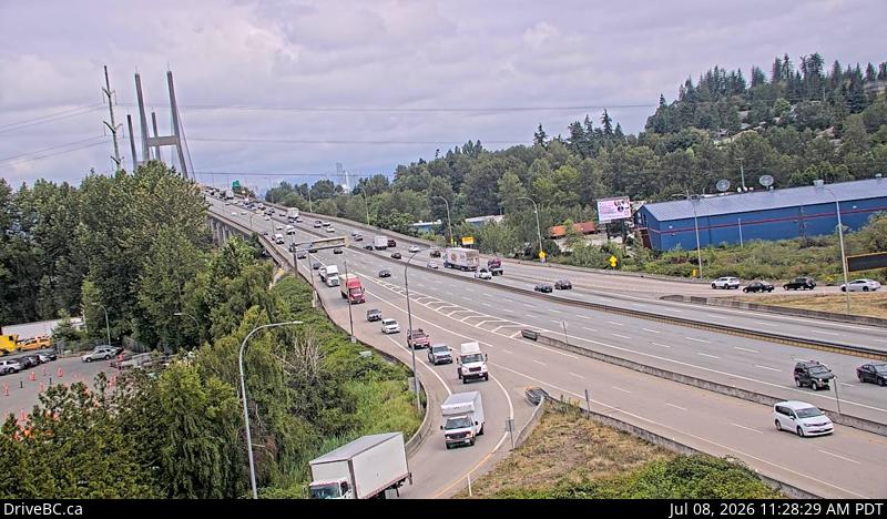 Snapshot from Hwy 91 Connector at Nordel Way - N