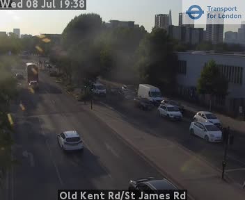 Snapshot from Old Kent Rd/St James Rd