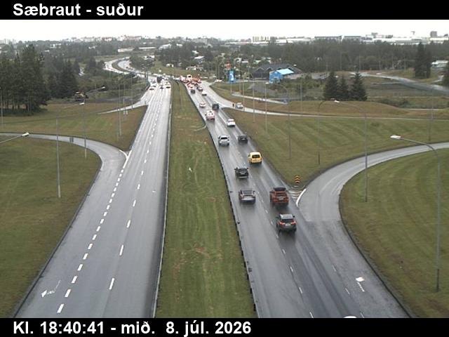 Snapshot from Ártúnsbrekka — Sæbraut suður