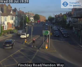 Snapshot from Finchley Road/Hendon Way