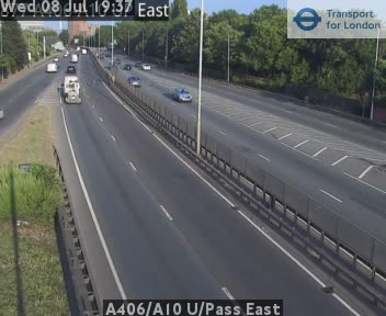 Snapshot from A406/A10 U/Pass East