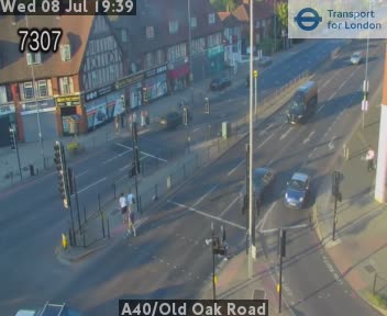 Snapshot from A40/Old Oak Road