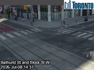 Snapshot from BATHURST ST / BLOOR ST W