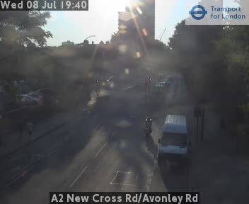 Snapshot from A2 New Cross Rd/Avonley Rd