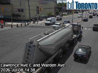 Snapshot from LAWRENCE AVE E / WARDEN AVE