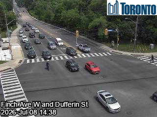 Snapshot from DUFFERIN ST / FINCH AVE W