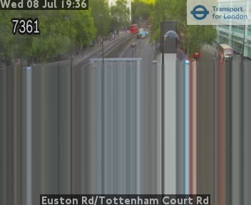 Snapshot from Euston Rd/Tottenham Court Rd