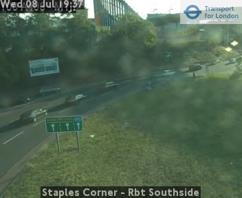 Snapshot from Staples Corner - Rbt Southside