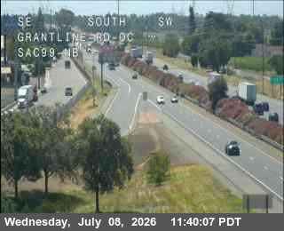 Snapshot from Hwy 99 at Grantline