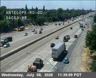 Snapshot from Hwy 80 at Antelope