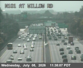 Snapshot from TV438 -- US-101 : N101 at Willow Rd