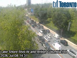 Snapshot from LAKE SHORE BLVD W / BRITISH COLUMBIA RD / LAKESHORE BRITISH COLUMBIA RAMP