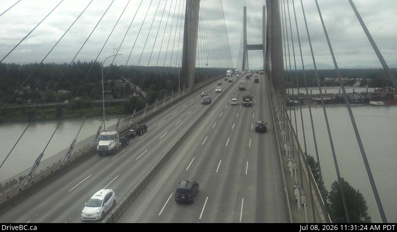 Snapshot from Alex Fraser Bridge - S