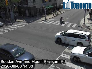 Snapshot from MOUNT PLEASANT RD / SOUDAN AVE