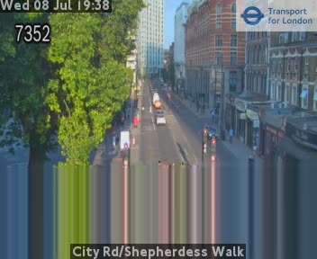 Snapshot from City Rd/Shepherdess Walk