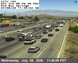 Snapshot from I-215 : (192) n/o Box Springs Road