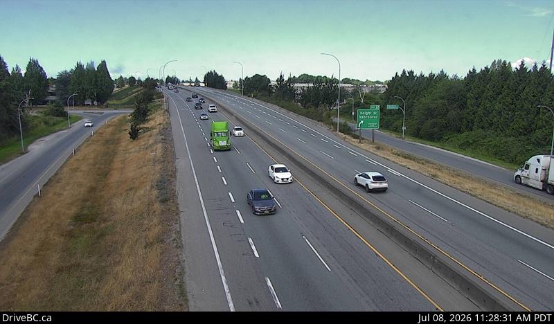 Snapshot from Hwy 91 at No.6 Road - W