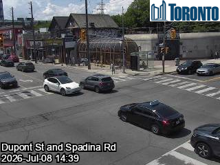 Snapshot from DUPONT ST / SPADINA RD