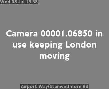 Snapshot from Airport Way/Stanwellmore Rd