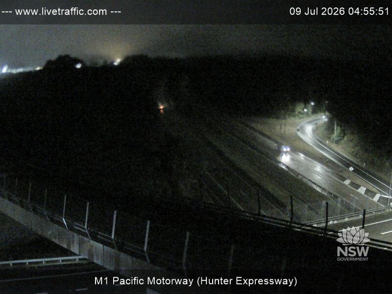 Snapshot from M1 Pacific Motorway (Hunter Expressway)