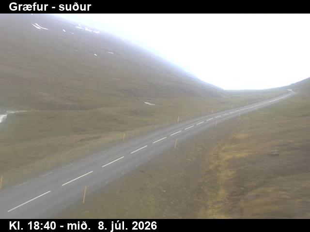 Snapshot from Græfur — Græfur séð suður til Reyðarfjarðar